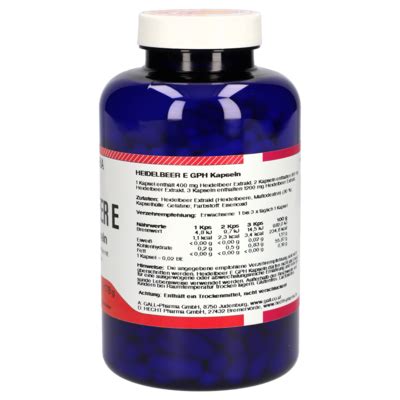 Heidelbeer E GPH Kapseln [4010780]-Gall-Pharma GmbH-Online-Shop