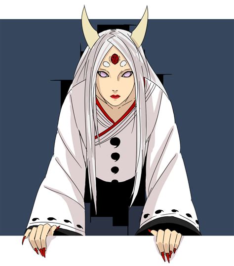 Safebooru - 1girl facial mark fingernails forehead mark horns leaning ...