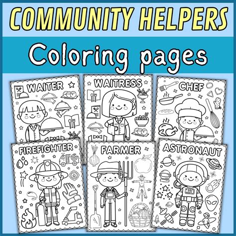 Community Helpers Coloring Pages Printable [2025]