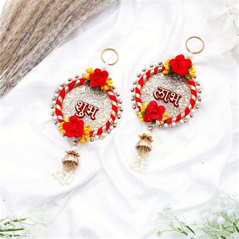 Buy Handcrafted Subh Labh Hanging for Diwali Décor