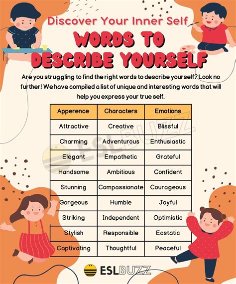 35 Words to Describe Yourself: Boost Your Vocabulary and Writing Skills ...
