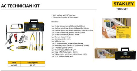 STANLEY AC Technician Hand Tool Kit Price in India - Buy STANLEY AC ...