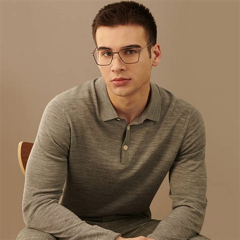 Matte Brown Silver Transparent Full Rim Square John Jacobs Supreme ...