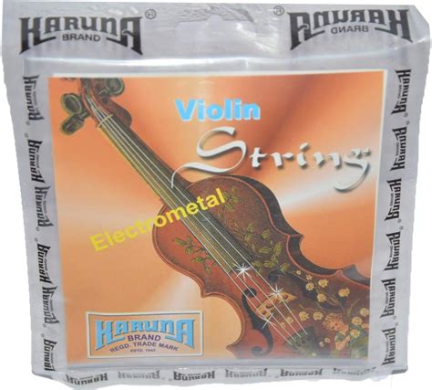 Karuna Electrometal Violin Strings set : Amazon.in: Musical Instruments
