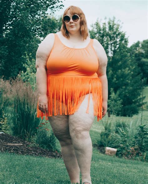 Plus size bathing suit. Orange one piece swimsuit. Swimsuit with fringe ...
