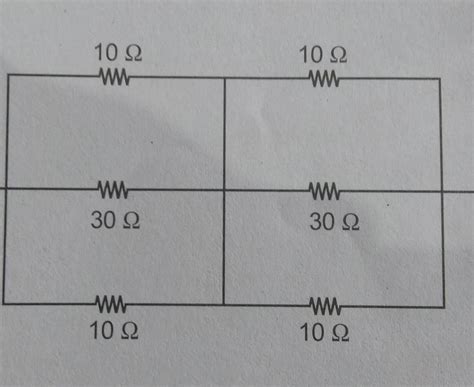 The effective resistance between A & B is - Brainly.in