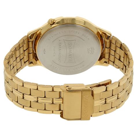 Buy Online Sonata Quartz Analog Silver Dial Stainless Steel Strap Watch ...