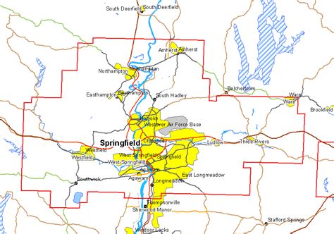 Image result for Springfield MA Map