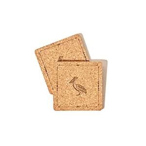 Hooper of York Cork Cork Coater with A Set of 4, Protects Your Table ...