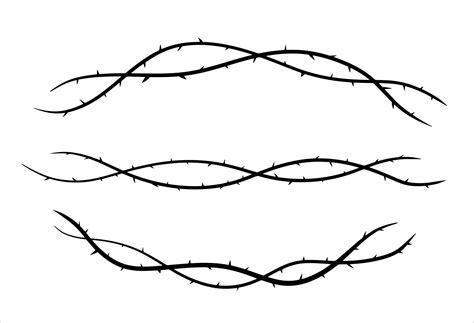 Thorny Vines Drawing
