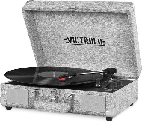 Victrola Journey Bluetooth Portable Suitcase Record Player – with Built ...