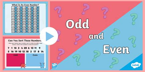 KS1 Maths - Odd and Even Numbers Powerpoint