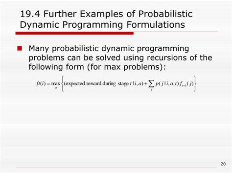 Deterministic and Probabilistic Dynamic Programming Definition with Graph 的图像结果