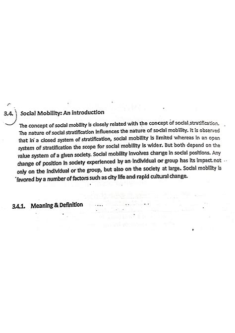 SOLUTION: Social mobility and social process cooperation accommodation ...