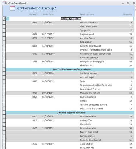 Creating Formulas in Access Report 的图像结果