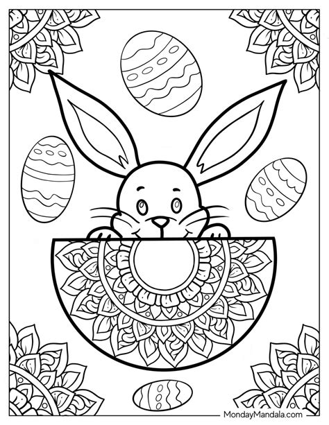 34 Easter Bunny Coloring Pages (Free PDF Printables)