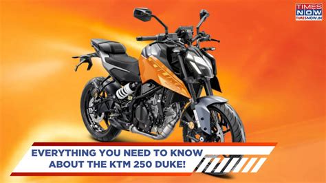 KTM Duke 250 Price List 2025 - Check Specs, Top Speed, Mileage, And ...