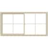 JELD-WEN V-2500 47-1/2-in x 23-1/2-in Almond Exterior Almond Interior ...