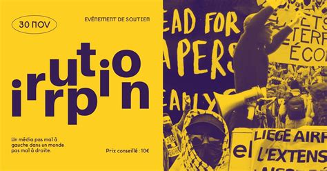 Evénement de soutien - Irruption, Usquare, Ixelles, 30 November to 1 ...