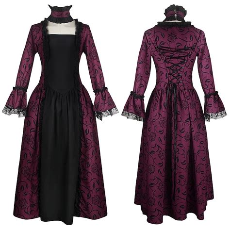 Gothic Rococo Victorian Party Costume Ball Gown Prom Dress Princess ...
