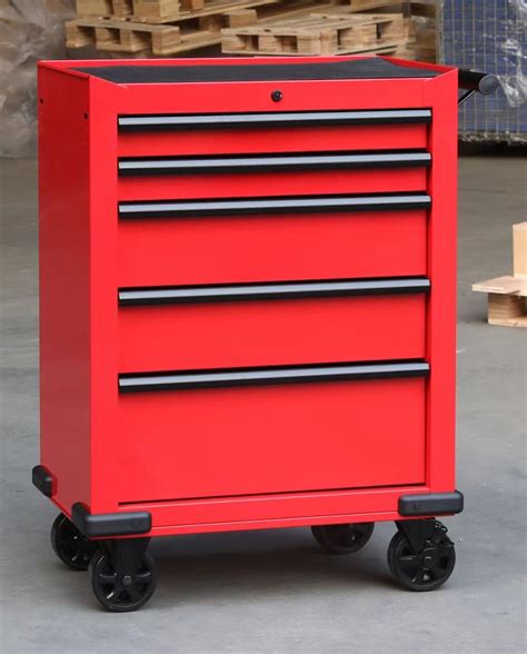 27" Professional Roller Storage Tool Cabinet with 7 Drawers Tool Carts - Cabinet and Tool Box