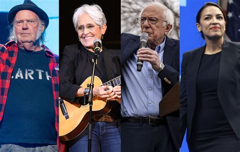 Neil Young and Joan Baez set to join Bernie Sanders and Alexandria ...