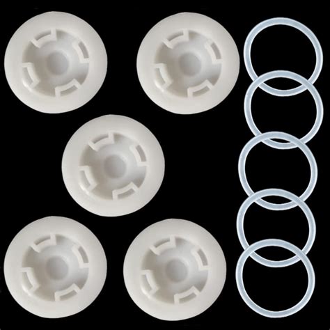 5 pack 2” Fine Thread Bung Cap,Thread Caps with Gasket,Poly Buttress ...