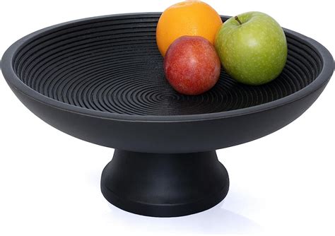 Buy Duadecor Wood Fruit Bowl or Decorative Pedestal Bowl for Table ...