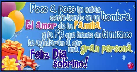 Tiernos Mensajes De Feliz Cumpleaños Para Un Sobrino – Portal De Feliz ...