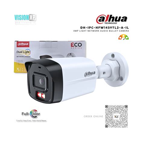Dahua DH-IPC-HFW1439TL2-A-IL 4MP Light Network Audio Bullet Camera ...