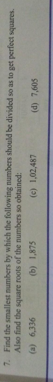 please solve question no. 7..... - Brainly.in
