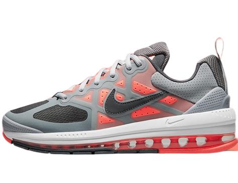 Buy Nike Men's AIR MAX GENOME LT Smoke Iron Grey-Bright Mango Platform ...