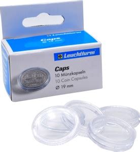 Lighthouse Coin Collection Capsules inner diameter 19 mm - 10 per pack ...