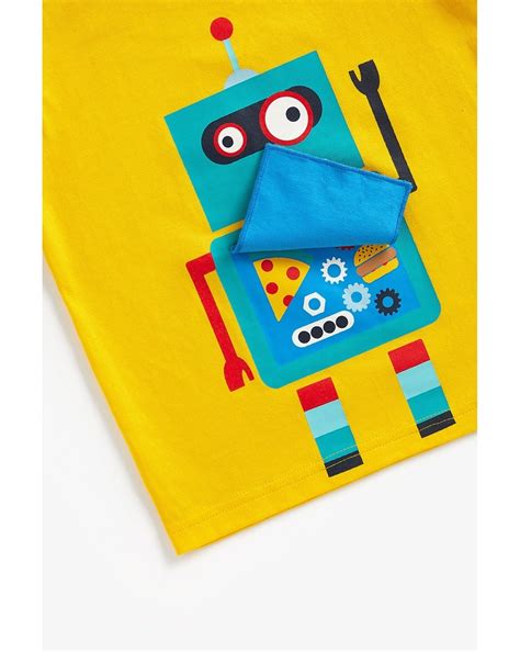 Buy Boys Short Sleeves Pyjamas Robot Printed-Pack of 2-Multicolor ...
