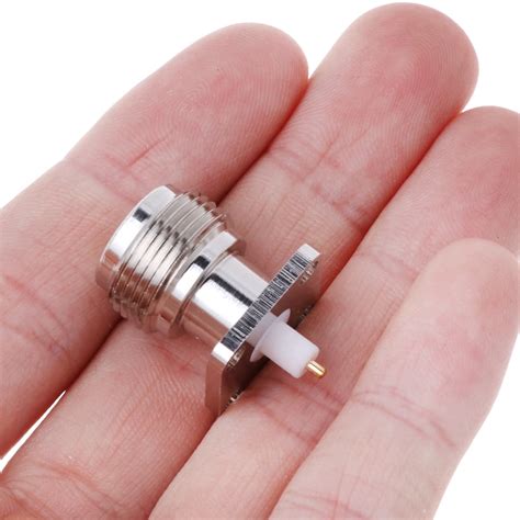 Buy BINYOU N-KFD-5 N Female Jack Panel Mount RF Coax Connector Flange ...