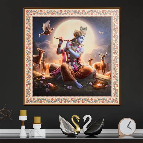 Madhuban Sangeet The Lord Krishna Painting For Home – Dekor Company