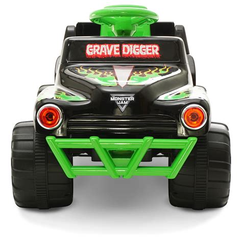Buy Hyper Toys 6 Volt Grave Digger Truck, Preschool Wheels Power Ride ...