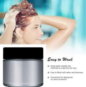 NADJA Perfect Hair Coloring Wax Matte Hairstyle Cream Hair Pomades for ...