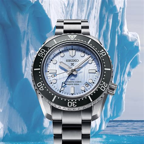 Seiko Prospex Glacier Blue Gmt - SPB385J1 – The Watch Factory