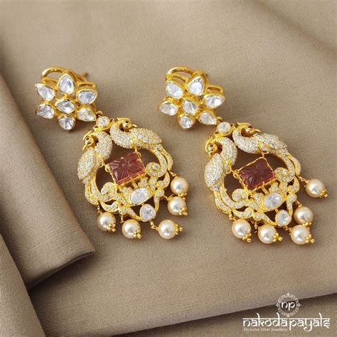 Silver Gold Plated Earrings – Page 27 – Nakoda Payals