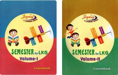 SEMESTER FOR LKG - Course Book - Volume 1 & 2 | Set Of 2 Books|Kannada ...