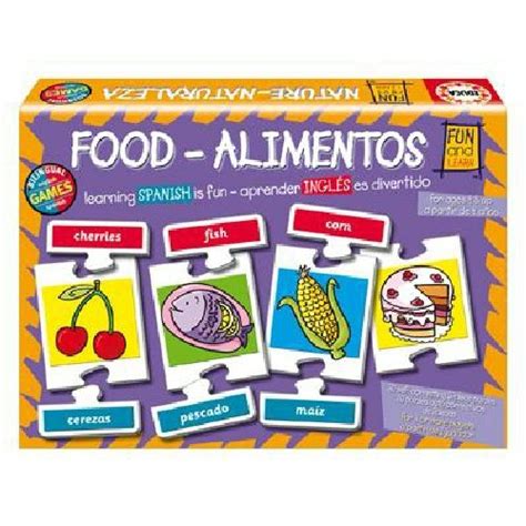 Buy Bilingual Food (Alimentos) Learning Game Online at Low Prices in ...