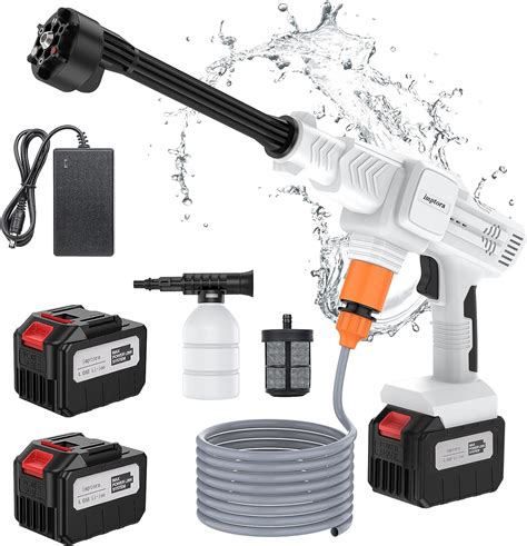 Home Depot Aazon.co : SCHTUPA Cordless Pressure Washer, Portable Power Washer Battery Powered ...