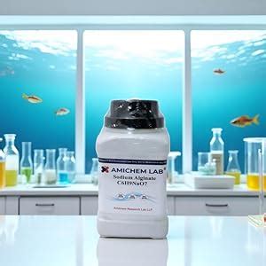 SODIUM ALGINATE POWDER 250GM PURITY 91%-106% CAS NO 9005-38-3 (AMICHEM ...