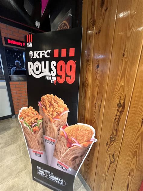 Menu at KFC, Nagercoil, 5CJ9+3RJ