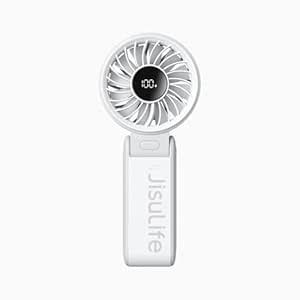 JISULIFE Handheld Fan Life7,2024 Powerful Portable Fan with LED Display ...