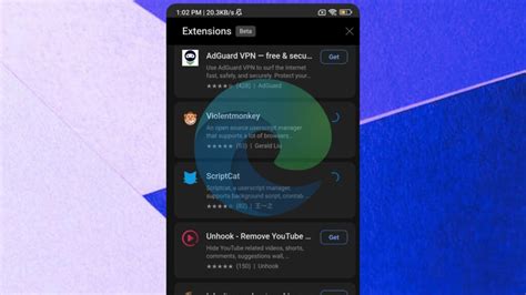 Image result for Microsoft Edge Android AddOns