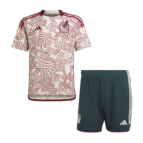 Kids Mexico Away Jersey FIFA World Cup Qatar 2022