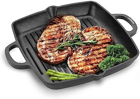 Buy Prestige Cast Iron Grill Pan, 250 mm (Black) Online at Low Prices ...