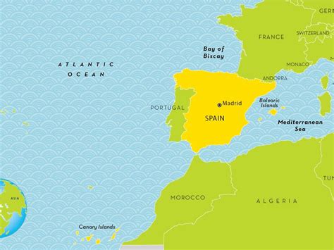 World Map Iberian Peninsula